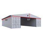 36x40 Ft Reinforced Galvanized Steel Shipping Container Roof Kit Heavy Duty