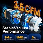 3 5cfm 1 4hp Ac Vacuum Pump Hvac Refrigeration Ac Manifold Gauge Set R134a R12