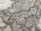 1829 Asia Original Antique Map  Hand Colored Copperplate Engraving