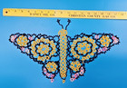 Vintage Crochet Tatted Butterfly Doily Grannycore Decor Craft Sewing 16 w