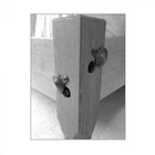 10 Pack Satin Nickel Federal Style Bed Bolt Covers 1 3 8  Kk22-sn