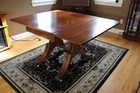 1940 Circa Duncan Phyfe Mohagany Dining Table  great Size    With 2 Leafs