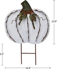 Pumpkin Garden Stake Metal Pumpkin Yard Sign Fall Decor  Decorative Garden D  cor