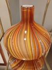 Murano Style Blown Glass Decorative Vase