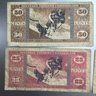Vietnam War Mpc 4-note Lot 5   10   25   50   Series 641 681 Currency