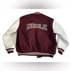 Vintage Game Sportswear Cheerleader Letterman Varsity Bomber Jacket Xl Rose