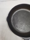 Antique Southern Mystery Skillet Sms Raised  7 Cast Iron Unique Pour Spouts 