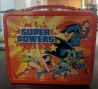 1983 Super Powers Tin Lunch Box Dc Comic Great Condition 