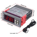 2pcs Stc-1000 Digital Temperature Controller Dc 12v 10a Led Thermostat 2 Relay