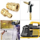 3 8  M22 Brass Pressure Washer Quick Release Connect Fitting Coupling Adapter