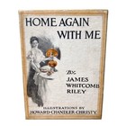 Rare Antique Home Again With Me Hc Book Original Box W  Glassine Wax Dust Jacket