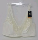 Wacoal 40dd Feather Embroidery Full Coverage Underwire 85121 Ivory Bra Nwt