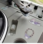 Reloop Spin Portable Belt Drive Dj Turntable Line-out W  Dust Cover Gray black