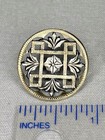 Antique Victorian Metal Buttons - Set Of 8 - 11 16      14 16   