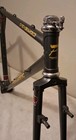 Vintage 1987 Panasonic Pt-3500 Road Bike Frame   Fork Set Tange Butted Mangaloy