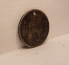 1855 Great Britain              Four Pence - Holed -  Better Date
