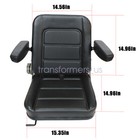 Universal Forklift Seat For Cat Clark Komatsu Nissan Yale Toyota Hyster Kubota