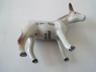Glass Clovelly Hand Painted Donkey Vintage