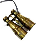 Maritime Nautical Brass 6  Antique Pirate Spyglass Telescope With Leather Cover