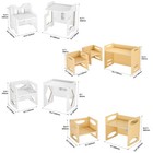 Weaning Table And Chair Set Montessori Kids Activity Table And Chair Wood