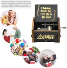 Harry-potter Music Box  Wooden Classic Music Box With Hand Crank Birthday Gifts