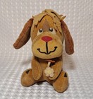 Vintage Dakin Dream Pets Dog W  Flowers Plush Stuffed Animal Poseable Ears Japan