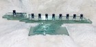 Stacked Glass 9 Candle Menorah 17   l