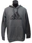 Adidas Men s Bos Hoodie Sweatshirt Gray Pullover Long Fleece Activewear Gym