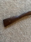Vtg  Swedish Mauser Stock W  Butt Plate  Bayonet Lug  Barrel Band    Ring