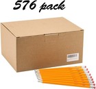 Wood-cased  2 Hb Pencils  Yellow  Pre-sharpened  Bulk Pack  576 Pencils