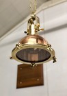 Timeless Nautical Charm  Retro Brass   Copper Ship Ceiling Pendant Light