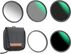 K f Concept Magnetic Lens Filter Kit Gnd8 nd8 nd64 nd1000 magnetic Adapter Ring