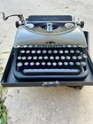 1941 Remington Model 5 Streamliner Typewriter Rare Tuxedo Color