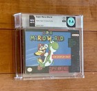 Super Mario World Nintendo Snes 9 6 Wata Cgc Vga X Display Box Only 10 9 6 Boxes