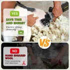 1000w Electric Sheep Shears Heavy Duty Livestock Grooming Clippers 6 Speed