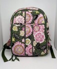 Vera Bradley Retired Olivia Pink Large Size Backpack diaper Bag W changing Pad