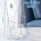 10 Pack Acrylic Brochure Holder 4 X 7 9 Inches Plastic Flyer Display Stand clear
