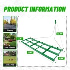 Drag Harrow Driveway Grader For Atv Utv 6 Ft Tractor Tow Behind Rake