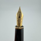 Montblanc Meisterst  ck No  144 Burgundy Classique Fountain Pen 14k Gold Fine Nib