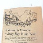 Vintage Yosemite National Park Newspaper Clipping Travel Ad 1920s