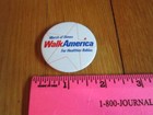 Vintage Pinback Button March Of Dimes Walk America Healthier Babies Pin Freeship