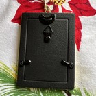 Pottery Barn 2025 Rectangle White Dated Enamel Frame Christmas Ornament Nwt