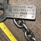 Herc-alloy Usa 9 32   x 3  Lifting Chain 2 Leg With Hooks Crane Hoist Spreader
