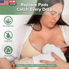 Petal Soft Silicone Milk Collector   discreet Leak-protection Breast Milk Saver  R