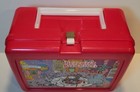 1987 Pee-wee s Playhouse Red Plastic Lunch Box Pee Wee Herman Brand Thermos