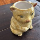 Mug Vase Cat Yellow Wonderland Valley Ceramic