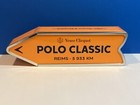 Veuve Clicquot Champagne Orange Arrow Sign Metal Tin Box   Jacket - Usa Shipper