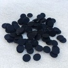 800pcs Round Flatback Loose Beads Felt Fabric Buttons Diy Clothing Decorations