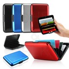 Aluminum Metal Wallet Business Id Credit Card Case Holder Anti Rfid Blocking Us