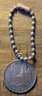 Salt Lake City  Utah Ut Mormon Temple Copper 27mm Keychain Fob Tag